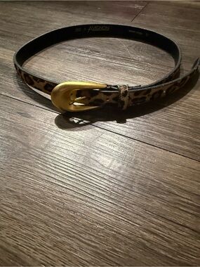 Avignon Leopard Calf Hair & Leather Belt